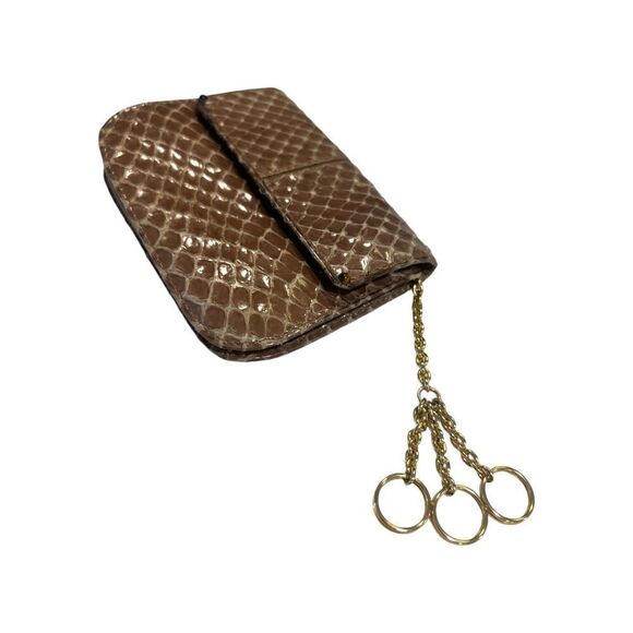 Judith Leiber Vintage Genuine Python Keychain/Coin Pouch - Picture 5 of 7